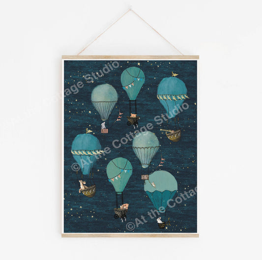 Hot Air Balloons Art Print