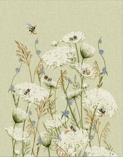 Storybook Bees Art Print